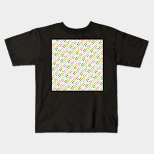 Spring Triangle Pattern Kids T-Shirt